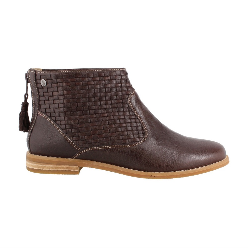 HUSH PUPPIES ADEE CHARDON ANKLE BOOTS SZ 5.5 NEW